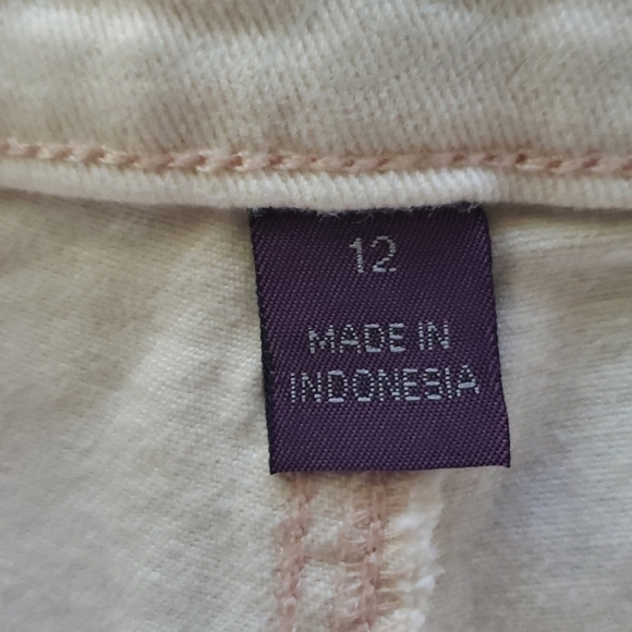 Gloria Vanderbilt Shimmering Effects Capris Sz 12 - Picture 3 of 6